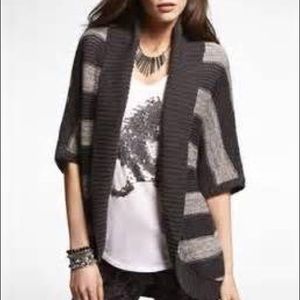 Express striped oversize sweater